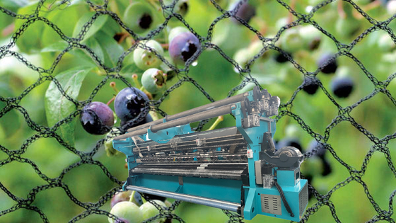 6100*1700*2400 HDPE Plastic Net Machine E6 Gauge 500-550rpm Velocità