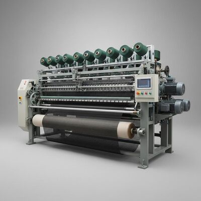 Macchina per la produzione di reti a ombra ad alta velocità da 200 a 450 giri al minuto con larghezza di lavoro da 135 a 260 pollici e calibro E3-E18