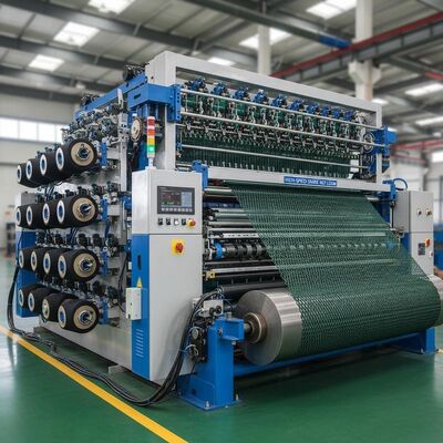 Macchina per la produzione di reti a ombra ad alta velocità da 200 a 450 giri al minuto con larghezza di lavoro da 135