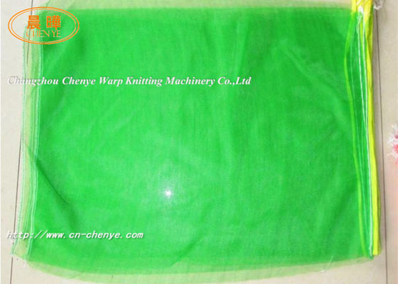 Macchina per sacchi a rete per cipolle Macchina per maglieria Liba Warp per rete di avvertenza in plastica